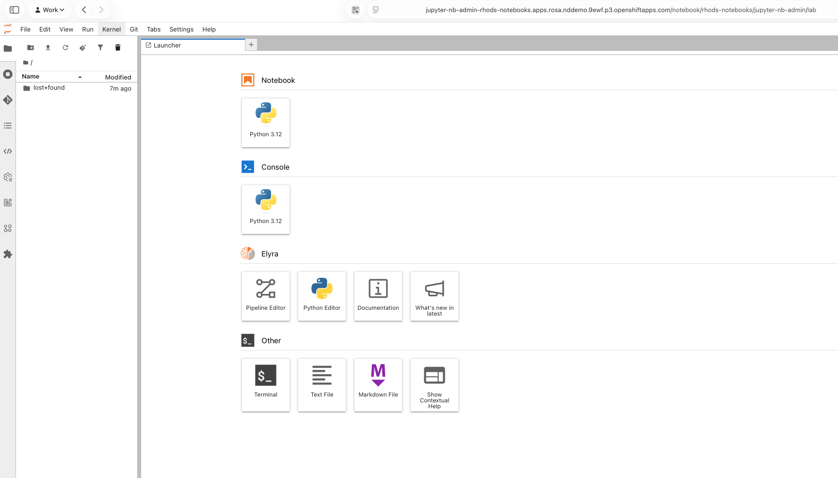 Jupyter-start